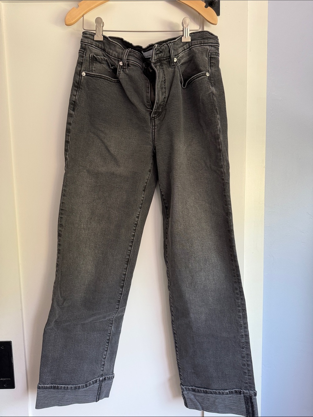 LOFT Boyfriend Jeans in Washed Black